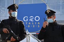 G20 Roma, sit in protesta: in 50 tentano di bloccare Colombo