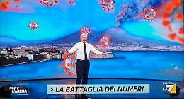 Vesuvio che erutta Covid, bufera social su Giletti