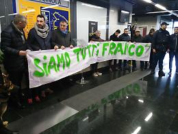 Vigilante massacrato, a Piscinola il corteo per Franco Della Corte VIDEO-FOTO