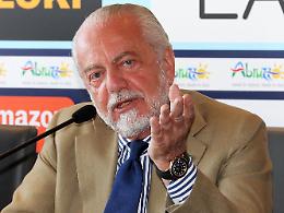 Champions, De Laurentiis: «Milan-Napoli? Queste purtroppo sono le problematiche di una Uefa senza testa»