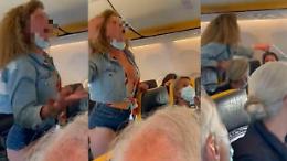 Urla e calci in aereo durante il volo: non vuole indossare la mascherina, denunciata