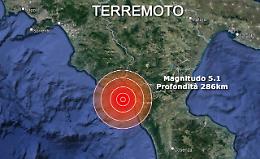 Terremoto magnitudo 5.1 a Scalea, nel Cosentino