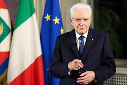 Il commiato di Mattarella: «Si conclude il mio ruolo di Presidente»