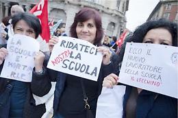 Renzi: basta perdere tempo sulla scuola