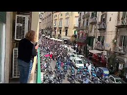 La provocazione dei tifosi tedeschi: in corteo con cori contro gli azzurri