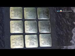 In piazza Bovio pietre d'inciampo per le vittime della Shoah