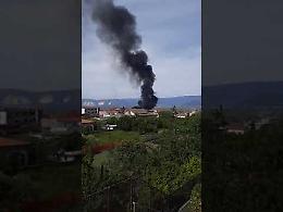 Incendio alla Adler Plastic di Ottaviano