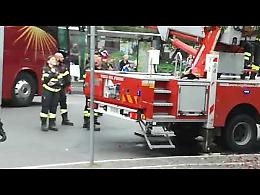 Donna nuda su un albero a piazza Vittoria, traffico in tilt a Chiaia
