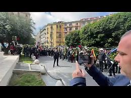 Festa della Liberazione, la cerimonia davanti alla stele dedicata a Salvo D’Aquisto