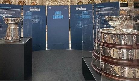 I trofei del tennis esposti a Palazzo Reale