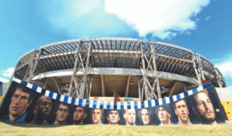 Ecco il murale di Jorit, la formazione scelta dai tifosi