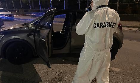 Rilievi della Scientifica dei Carabinieri