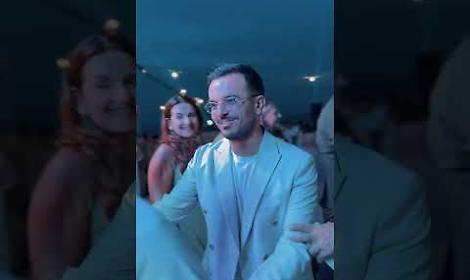 I "Fiocchi di neve" di Poppella al matrimonio di Matteo Politano