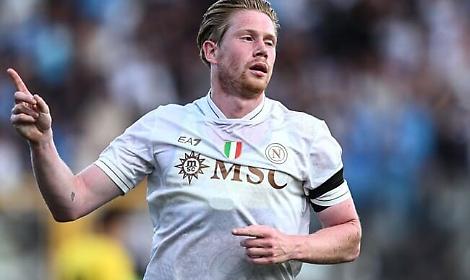 Napoli: De Bruyne operato ad Anversa, intervento riuscito