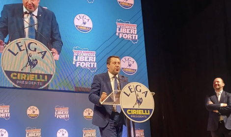 Salvini a Napoli: «In Campania si può vincere»