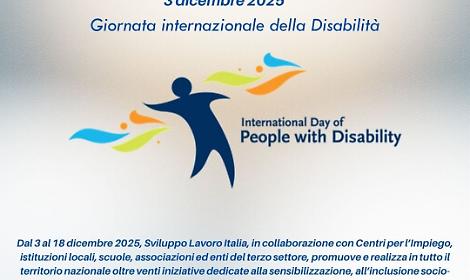 Inclusione e lavoro: le iniziative di Sviluppo Lavoro Italia per la Giornata delle Persone con Disabilità