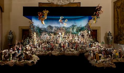 Il Presepe del Quirinale realizzato con la collezione della Reggia di Caserta