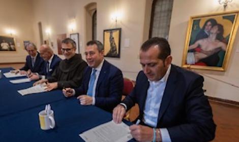 Servizio idrico pi&ugrave; equo: Gori ed Ente Idrico Campano firmano la convenzione con i Frati Minori