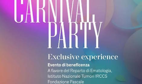 Carnival party a favore dell&rsquo;Associazione Volontari di Ematologia del Pascale