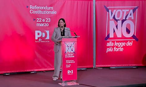 Schlein: &laquo;Giustizia non si migliora con giudici sotto controllo&raquo;