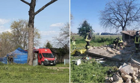 Crolla casolare abbandonato al parco degli Acquedotti: due morti