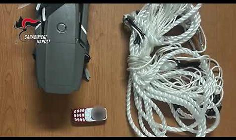  Intercettato un altro drone: trasportava telefonini e droga per i detenuti 