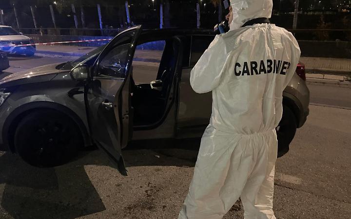 Rilievi della Scientifica dei Carabinieri