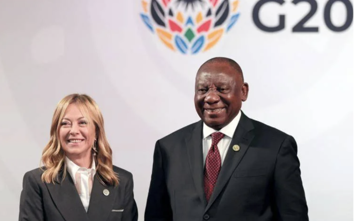 Ucraina, Meloni al G20: «Italia pronta a lavorare con Ue e Usa per pace giusta»