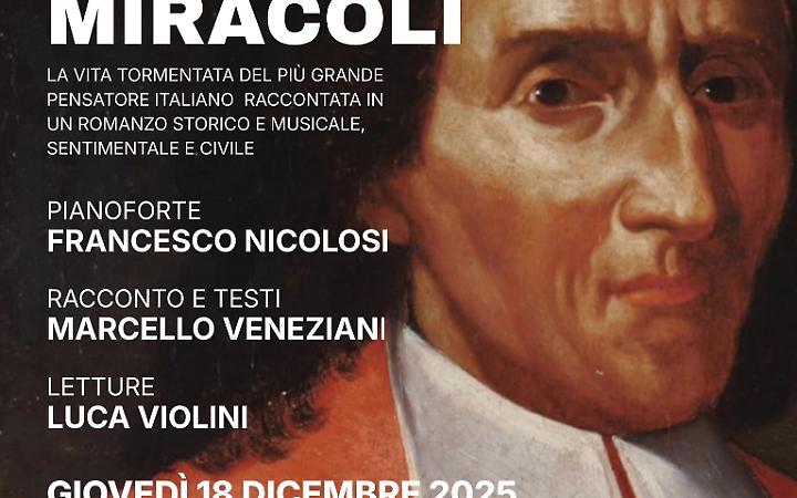 &ldquo;Vico dei miracoli&rdquo;, in scena la vita visionaria di Vico