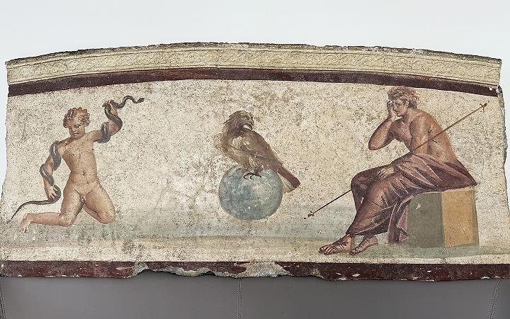 Dagli Usa torna Ercole bambino, l'affresco di Civita Giuliana