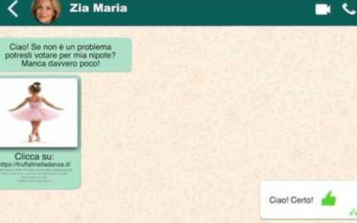 Nuovo allarme per truffa online via WhatsApp