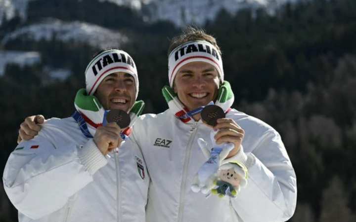 Milano Cortina, Barp-Pellegrino bronzo nella Team sprint di fondo