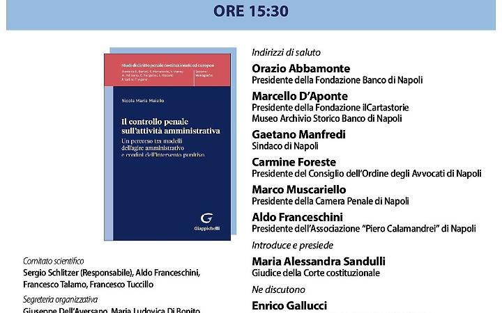 A Palazzo Ricca l&rsquo;incontro con istituzioni, studiosi, avvocati, magistrati