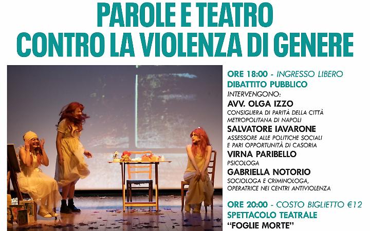 Parole e teatro contro la violenza di genere