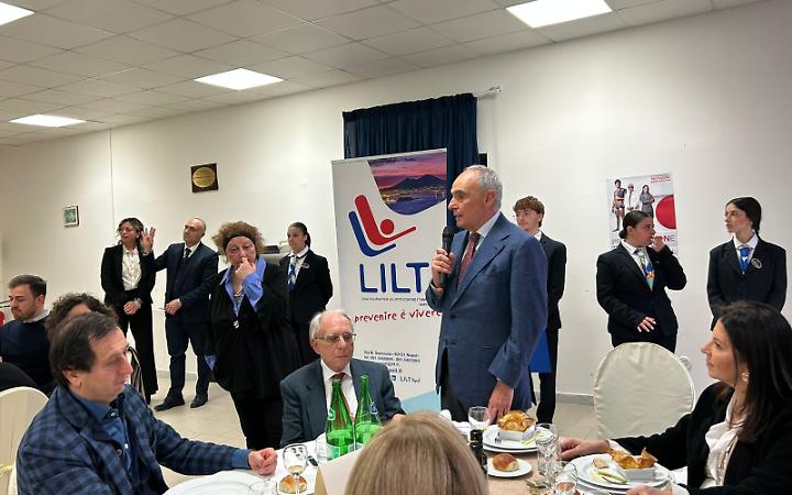 Prevenzione oncologia, al Ferraioli in scena &ldquo;A tavola con la Lilt&rdquo;